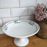 Compotier presentoire fruit cup biscuits iron earth Badonviller