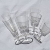 Service of glasses from the 1950s