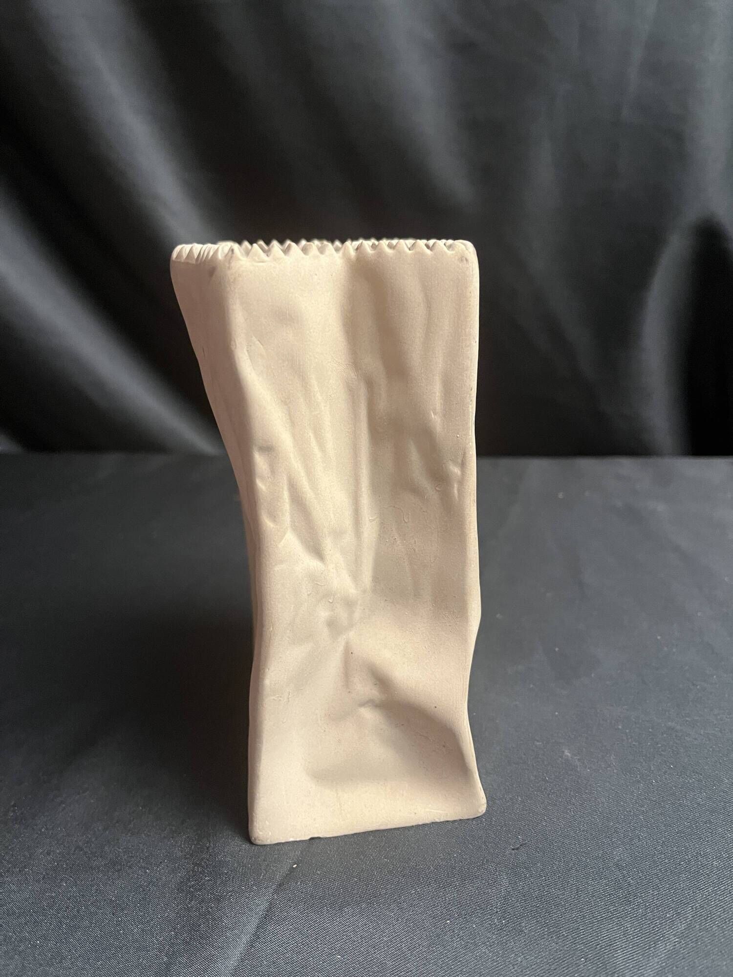 Rosenthal paper bag vase by Tapio Wirkkala, 1970s