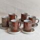 Vintage stoneware coffee mugs