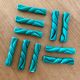 Set of 10 vintage ceramic knife holders