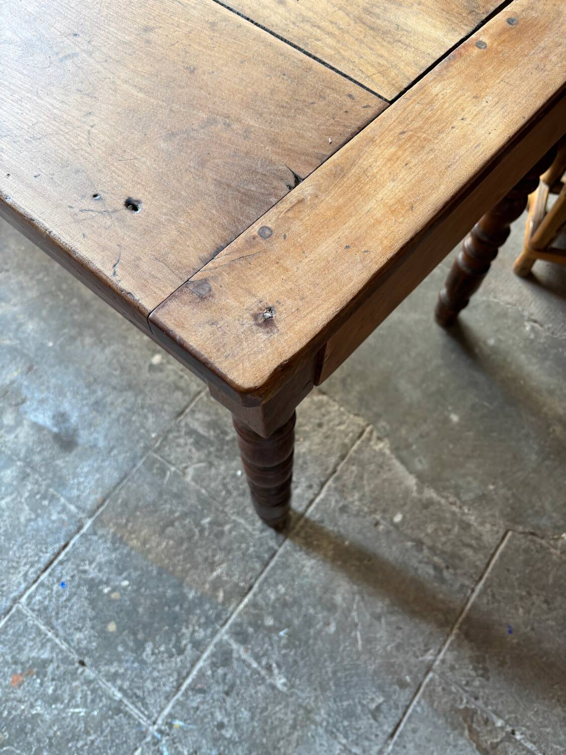 Old farm table
