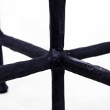 Scandinavian black metal candlestick