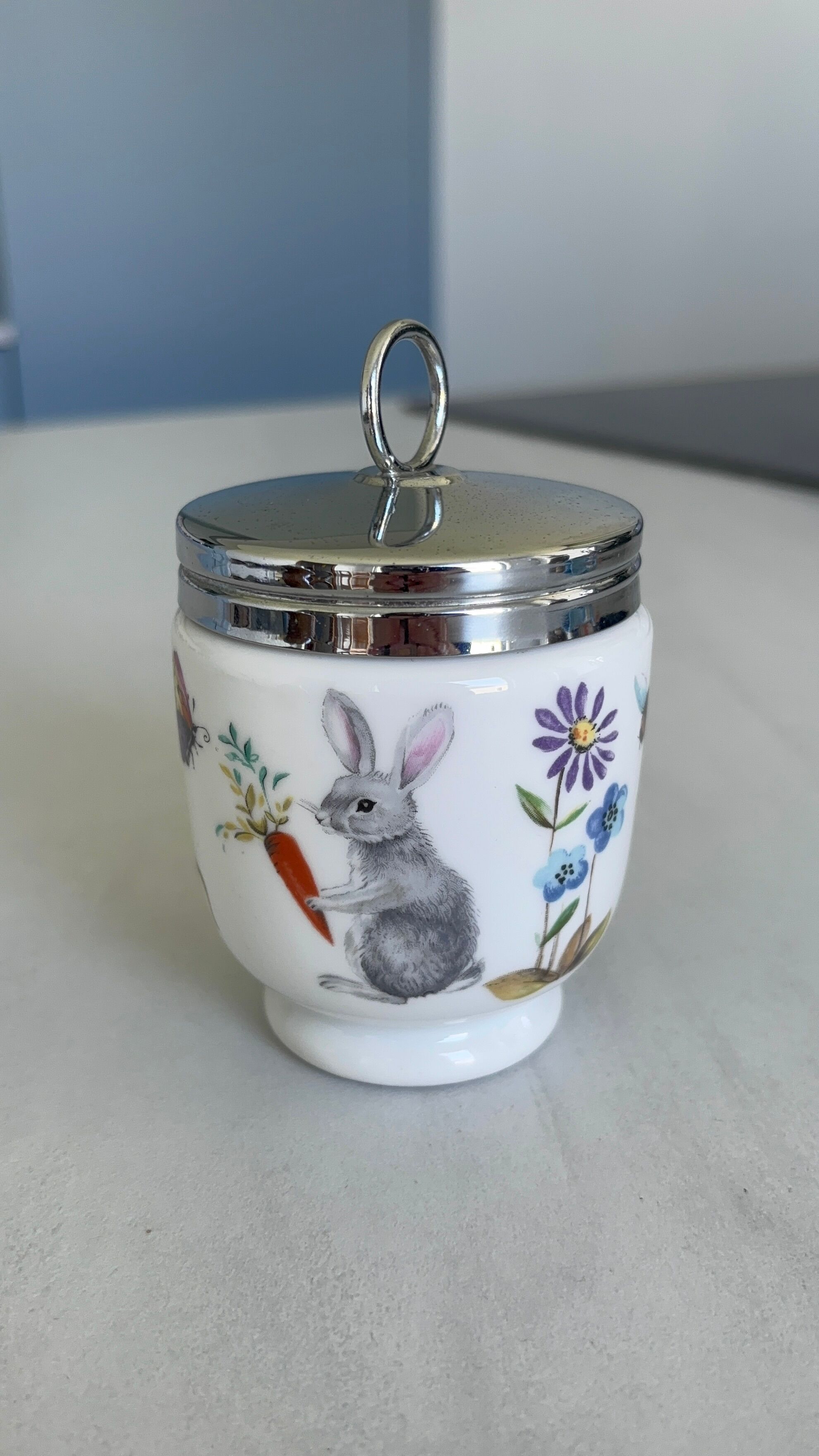 Royal Worcester grand model egg coddler – porcelain poacher egg cup
