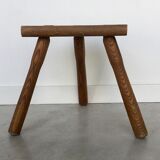 Vintage tripod farm stool - twentieth century