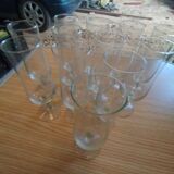 Set of 12 Arcoroc champagne flutes