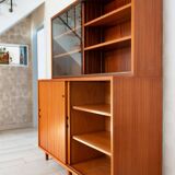 Burwood bookcase, mahogany and display case, 1976