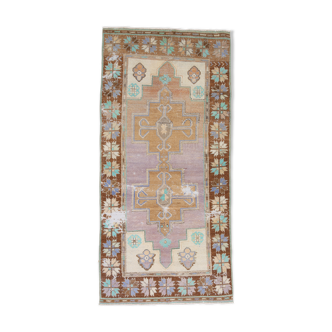 Tapis vintage turc traditionnel 202x97cm