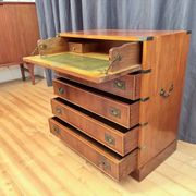 Campaign military chest of drawers and writing desk, Great Britain, 1950s