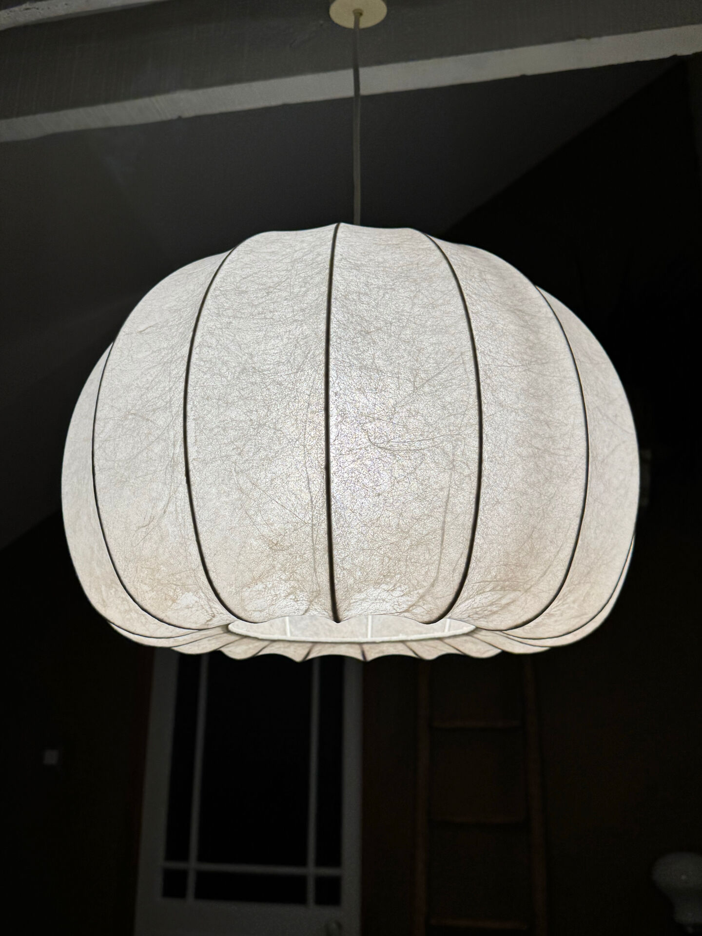 Large "Cocoon" pendant – Design by Goldkant Leuchten (1960s)