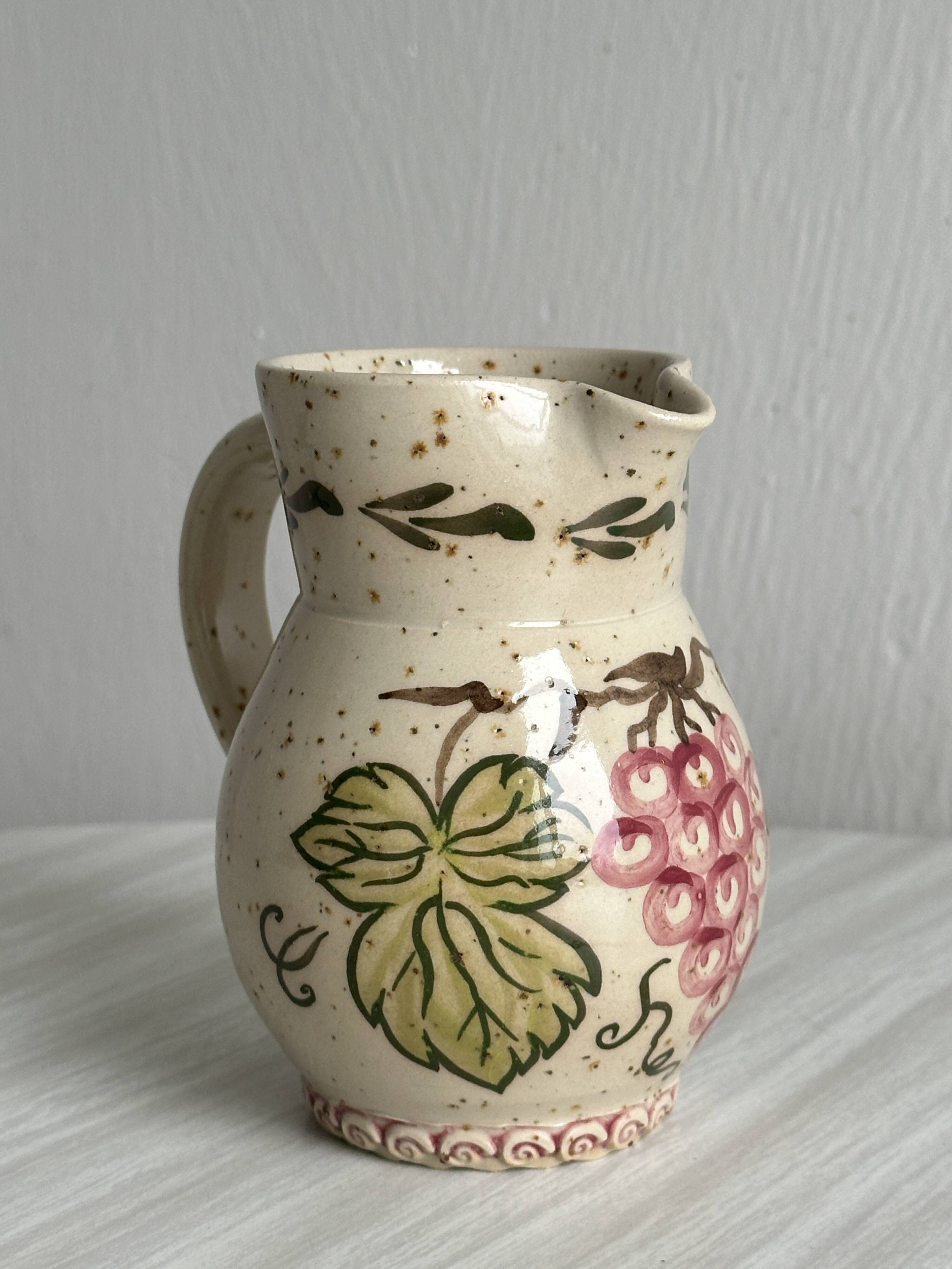 Small ceramic wine pitcher