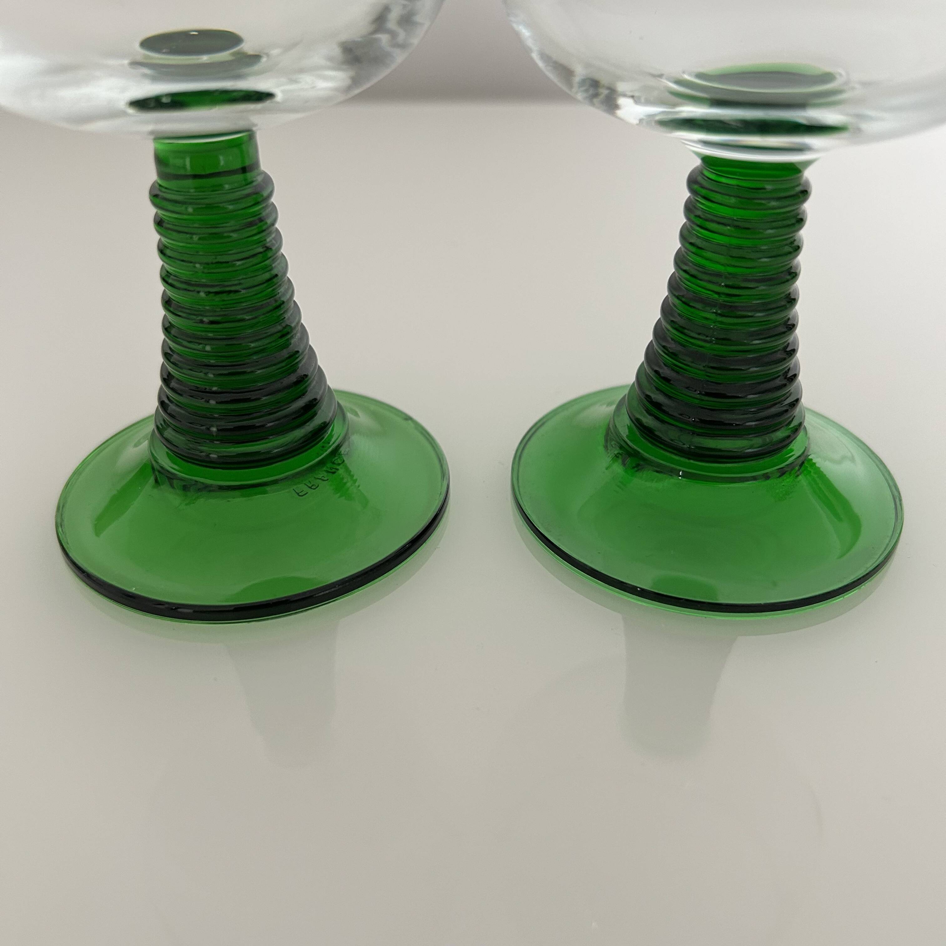 Pair of Alsace wine glasses