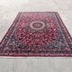 XXL hand-knotted Persian Mashad Moud carpet in wool, 1930s