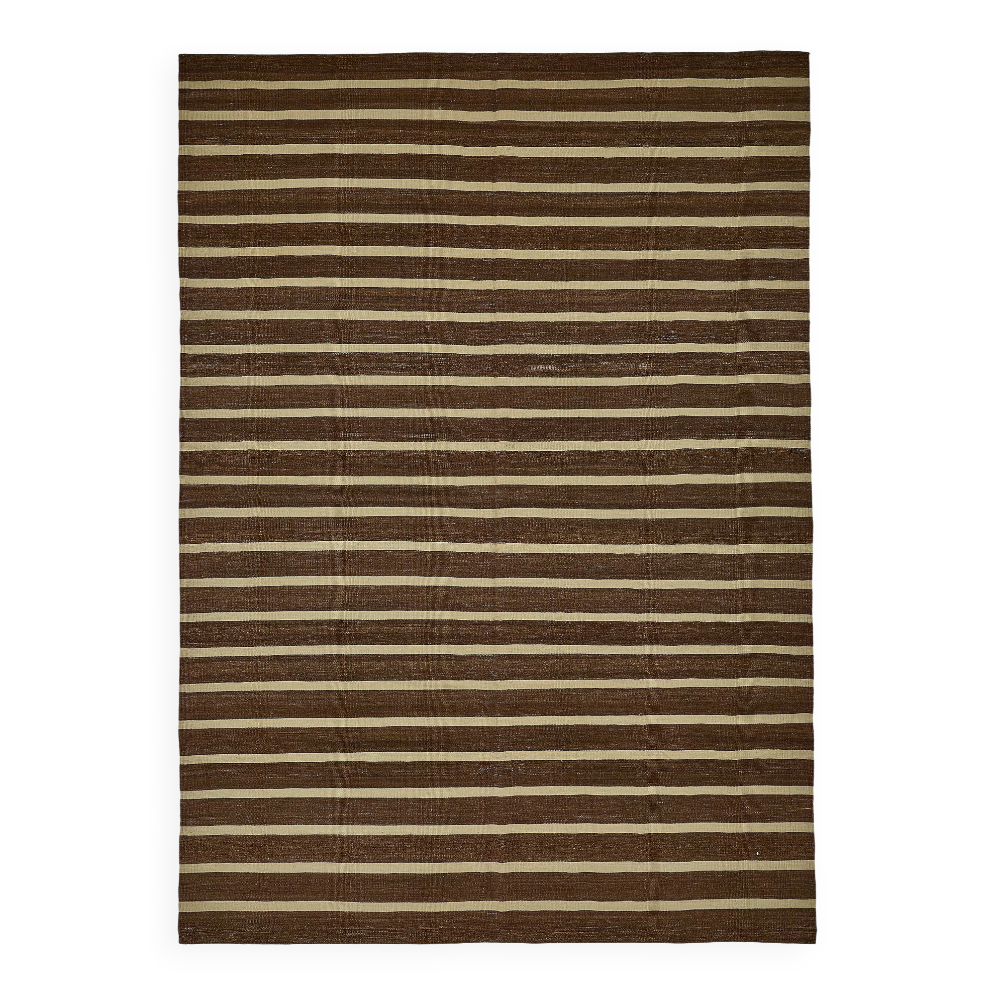 Kilim décoratif tribal contemporain 200 cm x 280 cm