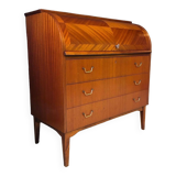 Scandinavian cylinder desk / secretary by Egon Ostergaard circa 1960