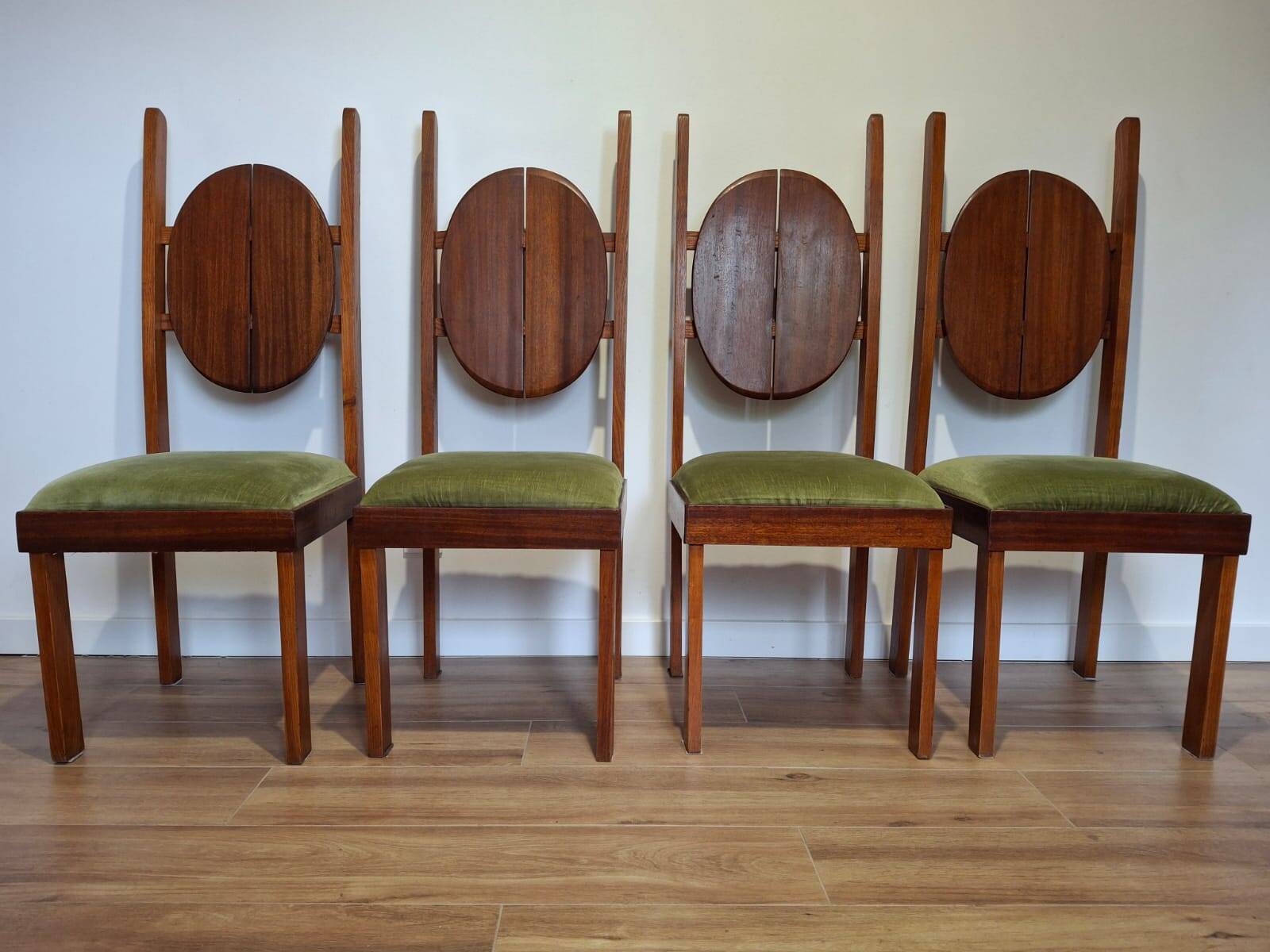 Set of four 1950s Chairs, Poland
