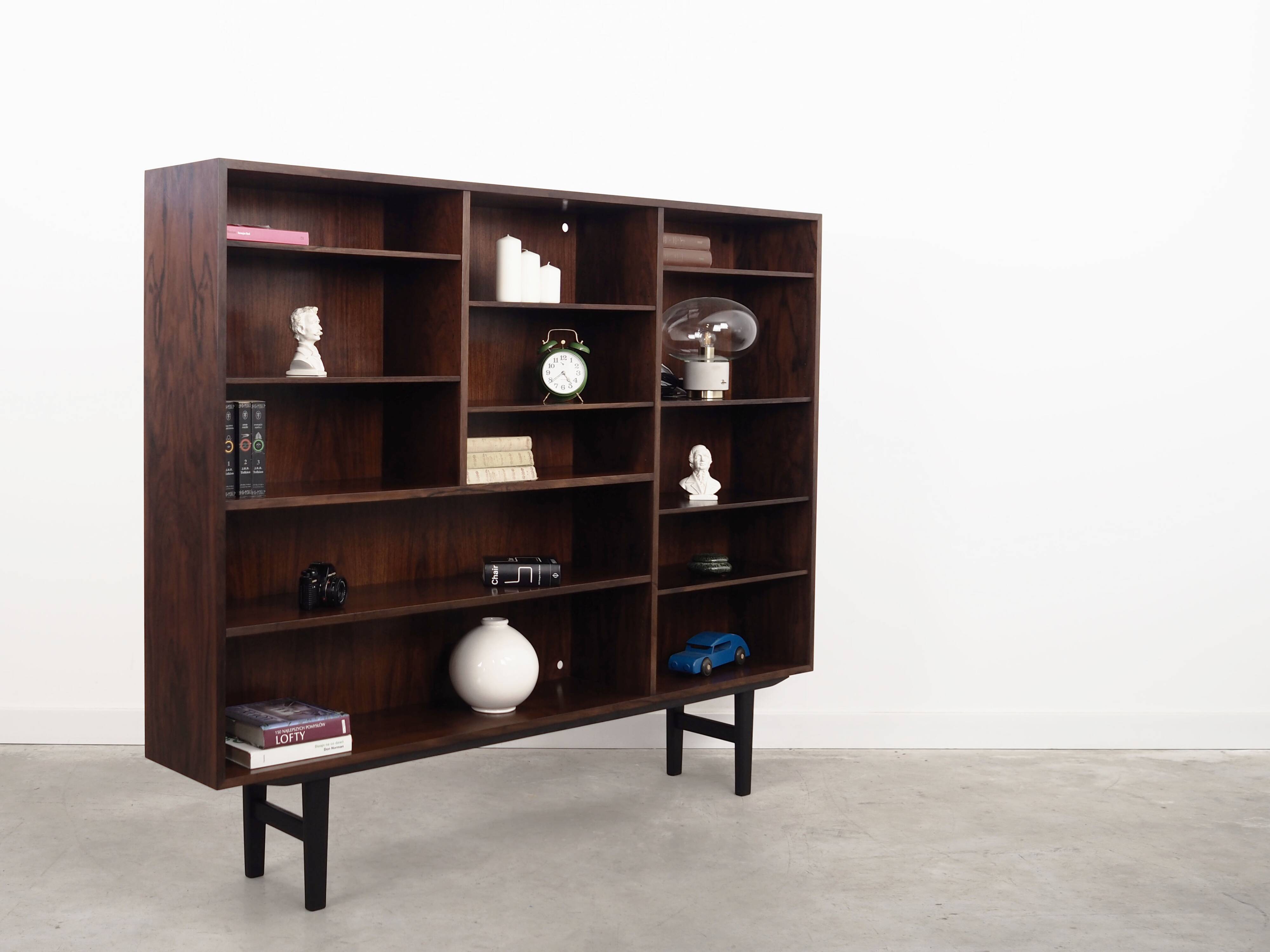 Rosewood bookcase, Danish design, 1970s, manufacturer: Omann Jun