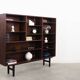 Rosewood bookcase, Danish design, 1970s, manufacturer: Omann Jun