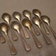 Set of 10 small spoons marked Grand National Railway