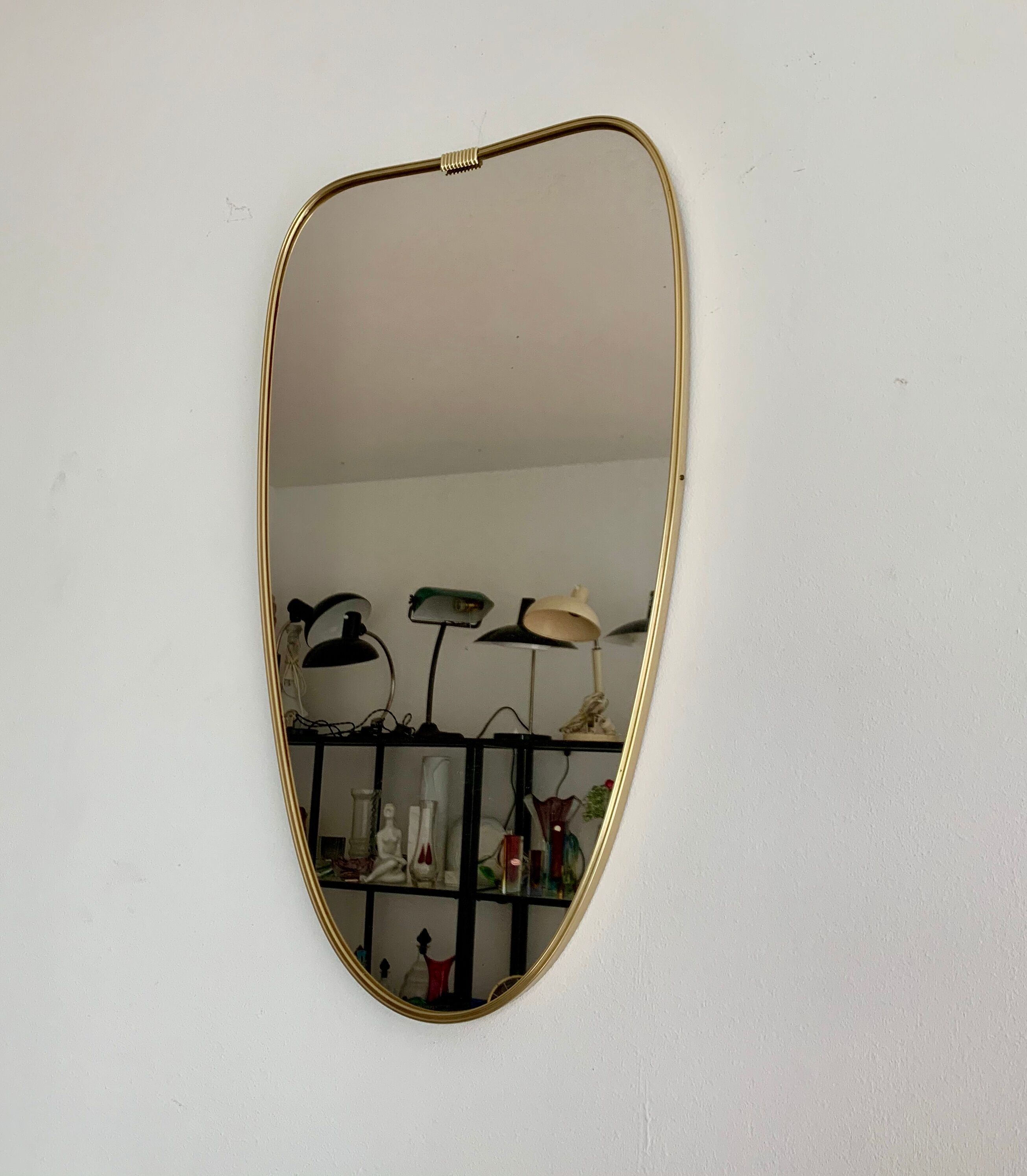 Miroir vintage forme libre 55 x 30cm