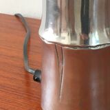 Vintage cast aluminum lamp 70s