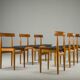 Danish Teak Extendable Dining Table and Chairs by Hans Olsen for Frem Røjle