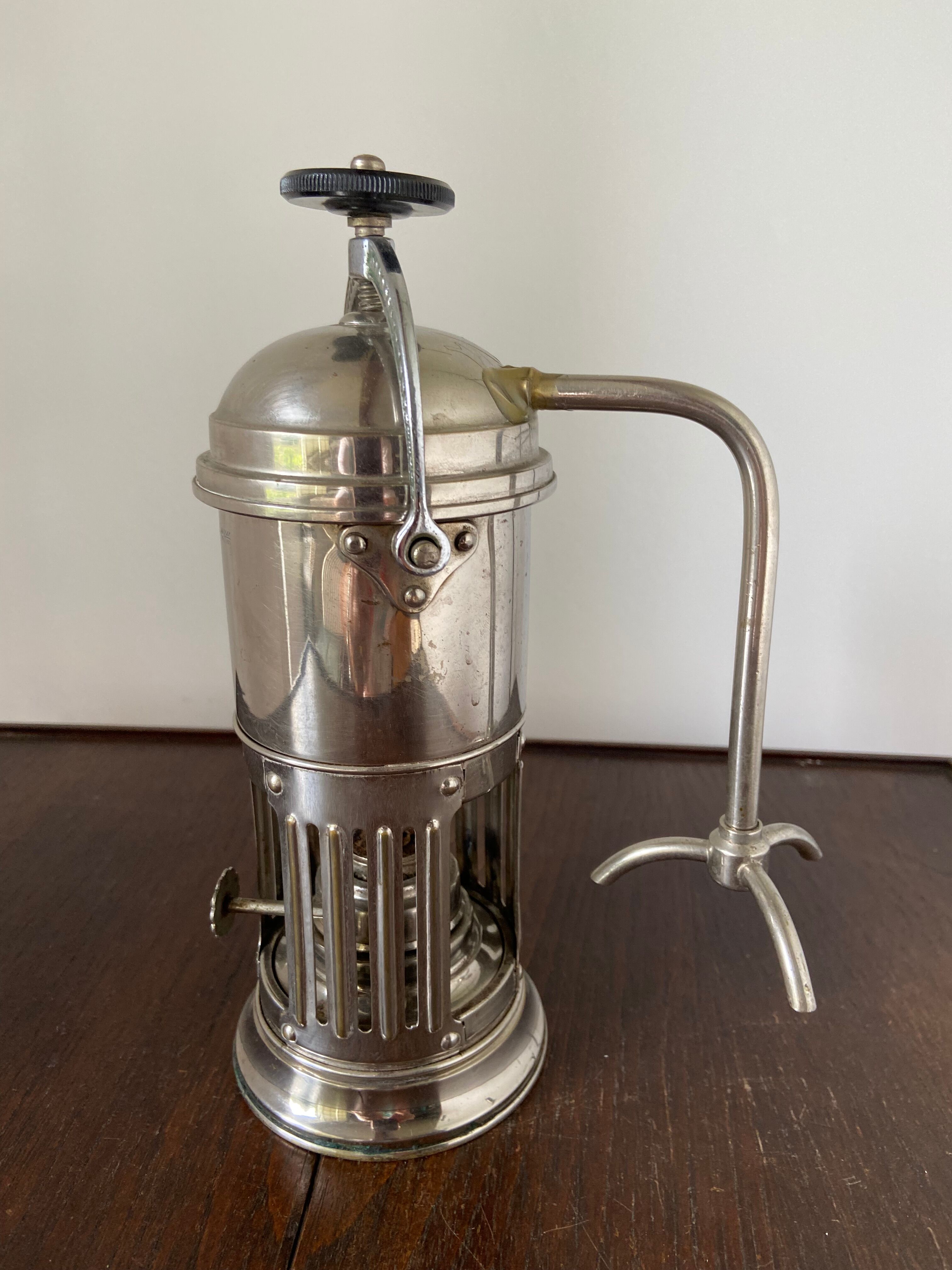 Antique pressure coffee maker 3 taps