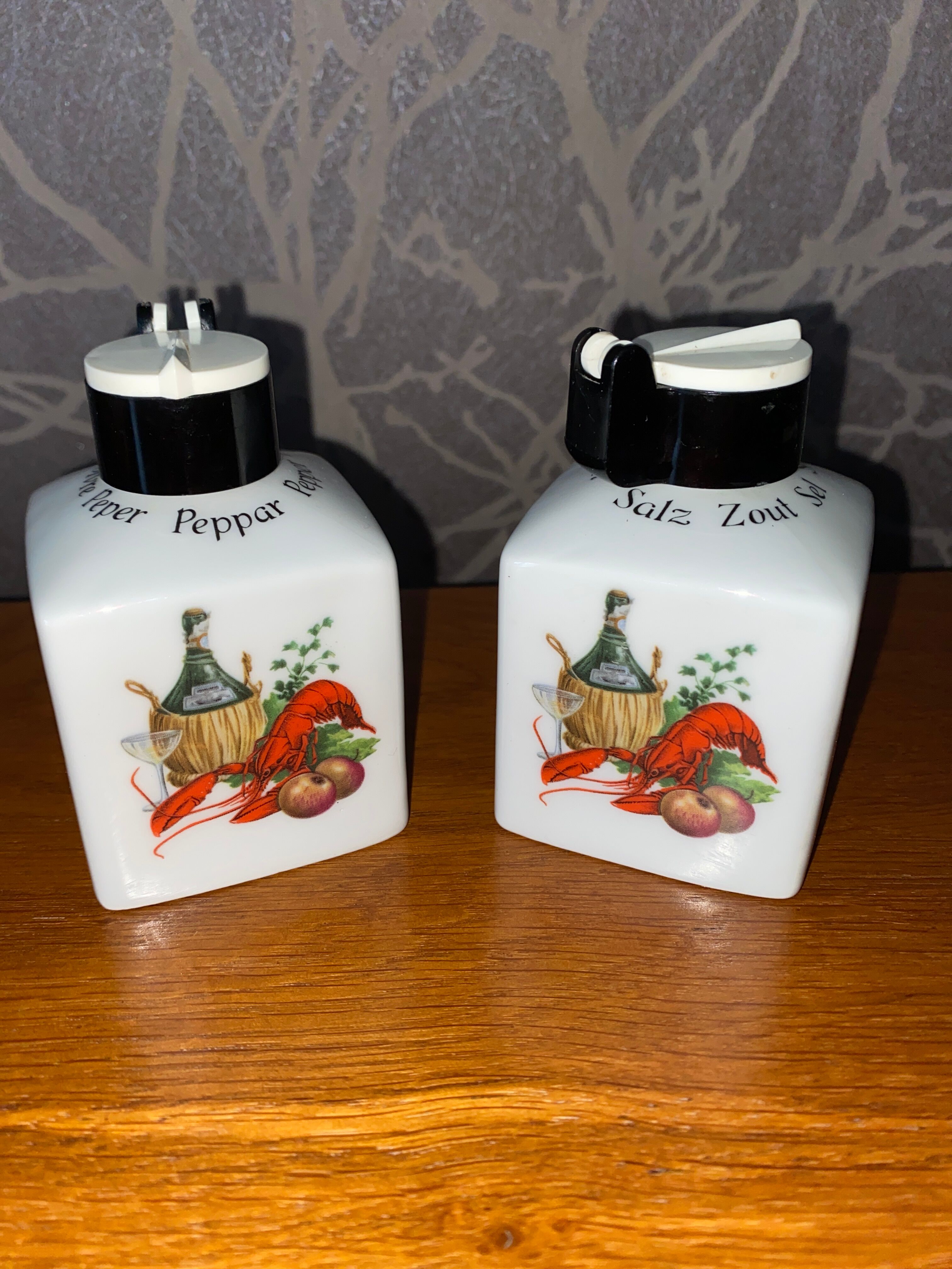 Vintage German porcelain spice pots