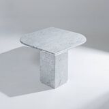 Table basse goutte en marbre gris, 1980s