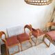 Suite de 4 chaises traineaux Baumann, 1960