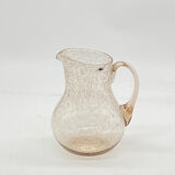 Pichet verre bullé, BIOT, vintage ,