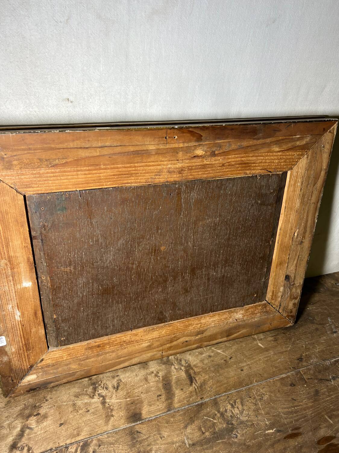 Huile sur bois XIX ème
