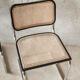 Set of 4 black cesca B32 chairs by Marcel Breuer