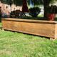 Bench / antique chest in solid oak - 196cm