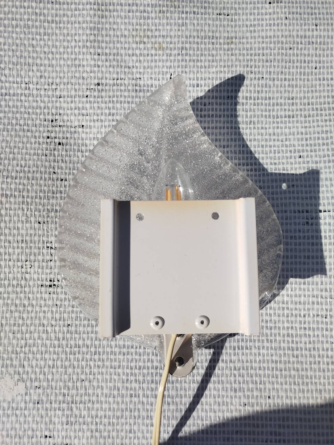 Wall lamp "Leaf" by Barovier & Toso in Murano glass.