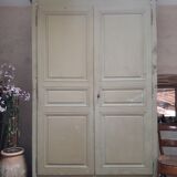Armoire ancienne, début XIX°, patine peinte d’origine