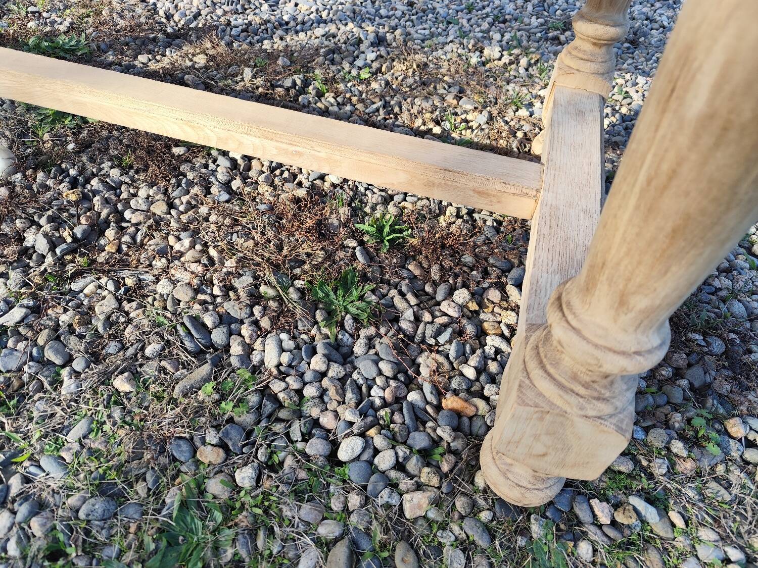 Farmhouse table with extensions