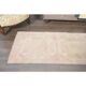 Tapis de couloir Oushak turc en laine et coton fait main, années 1970