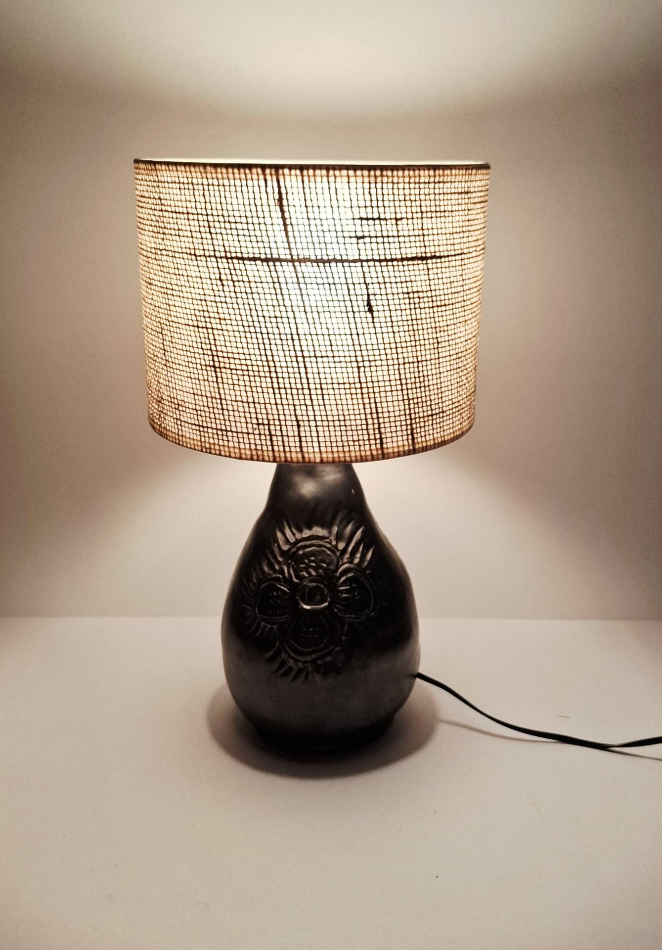 Lampe céramique vintage