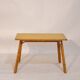 Table basse en rotin années 60