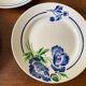 Set of 4 flat plates mismatched