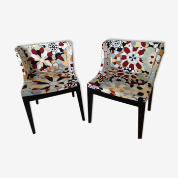 A pair of "mademoiselle" chairs