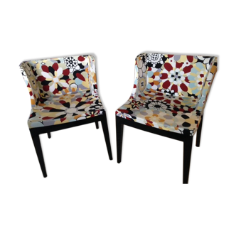 A pair of "mademoiselle" chairs