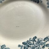 6 Flat plates Terre de Fer model Guadeloupe Debray gray blue