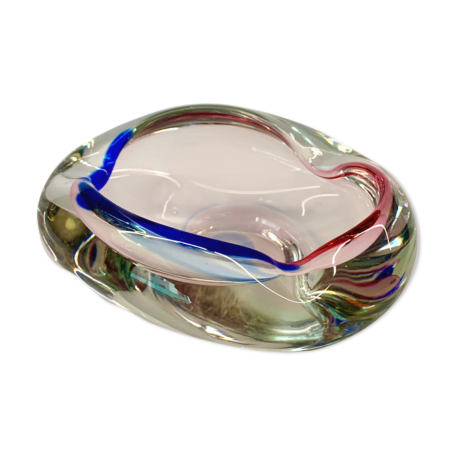 Bowl by Jozef Hospodka for Chribska Sklarna, 1960