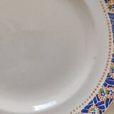 7 Old Longwy plates