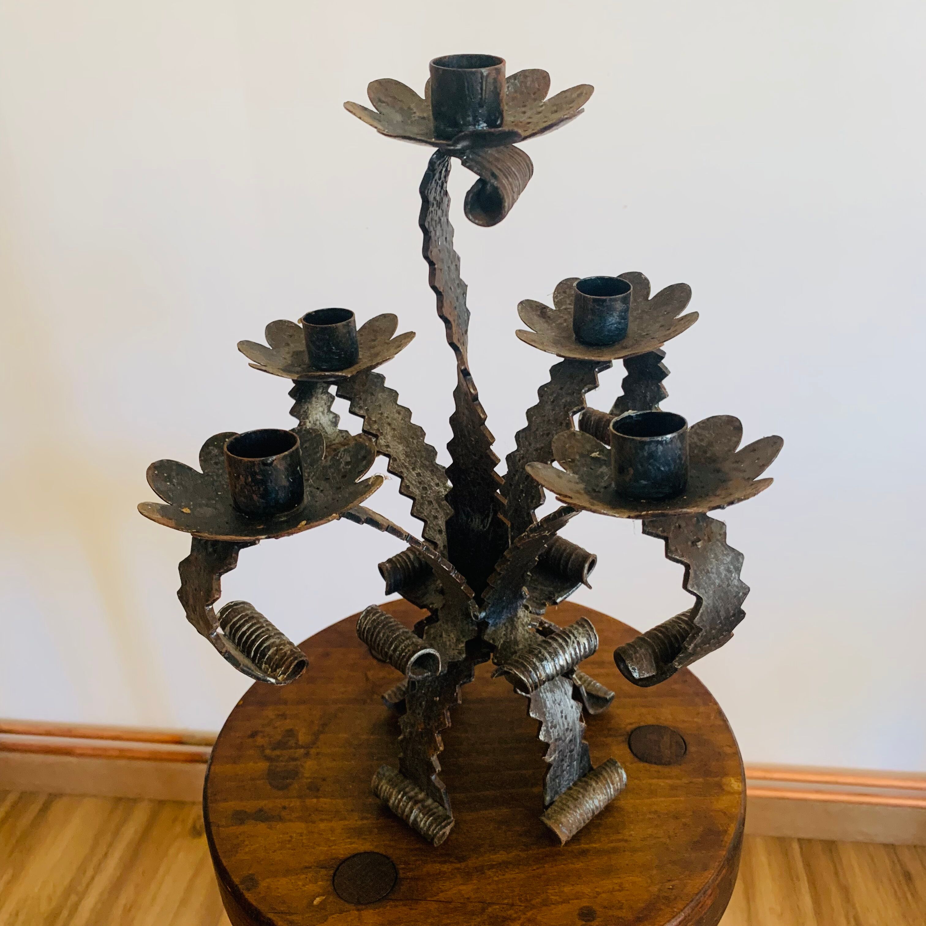 Wrought iron chandelier