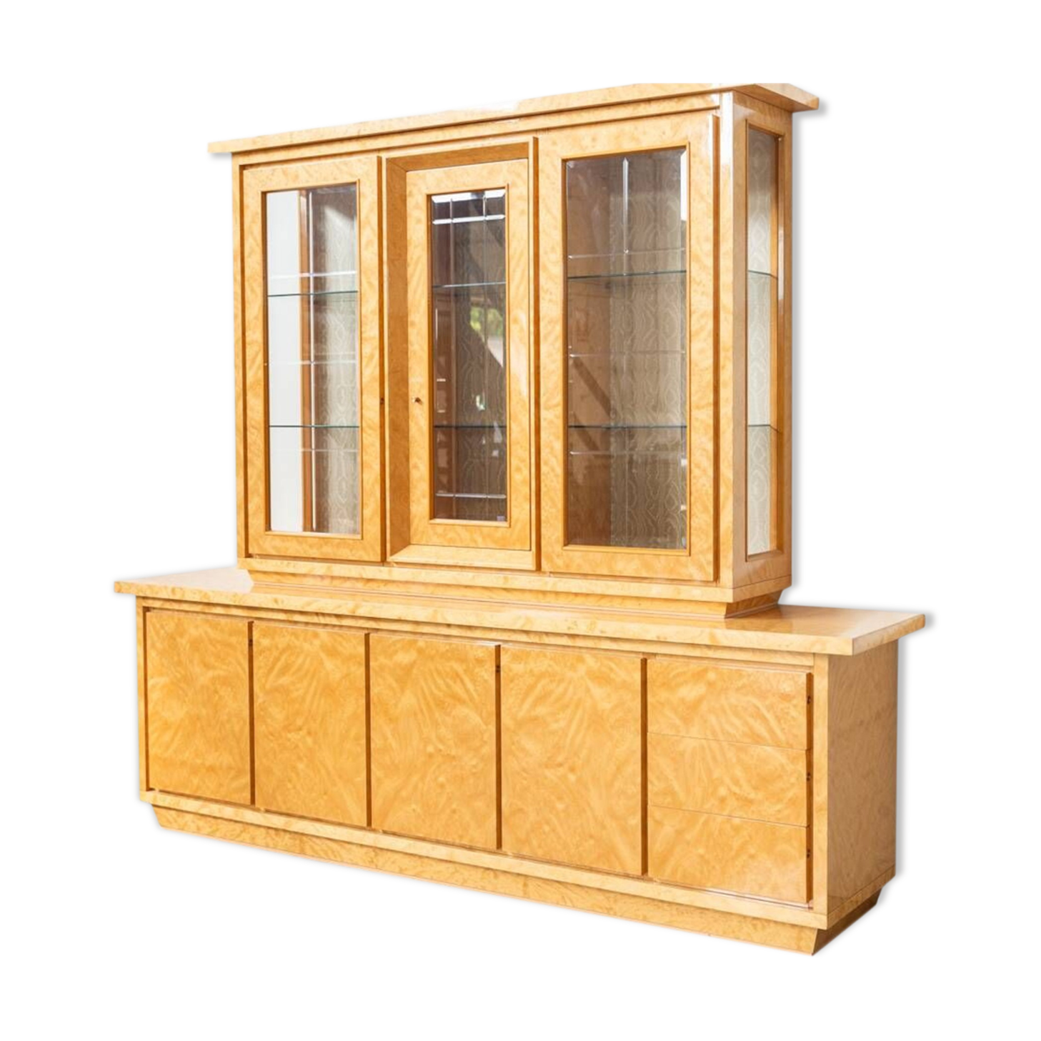 Aparador con vitrina, 1980/1990