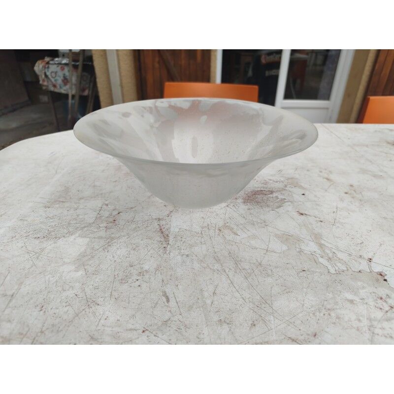 Opaline glass salad bowl