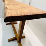 Solid wood console
